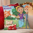 thumbnail image 4 of Blippi Fundas de almohada de terciopelo con tema, regalos de funda de almohada, decoración para el hogar, cojín de lanzar, regalo de cumpleaños para fans y parejas. 60cm x 60cm., 4 of 6