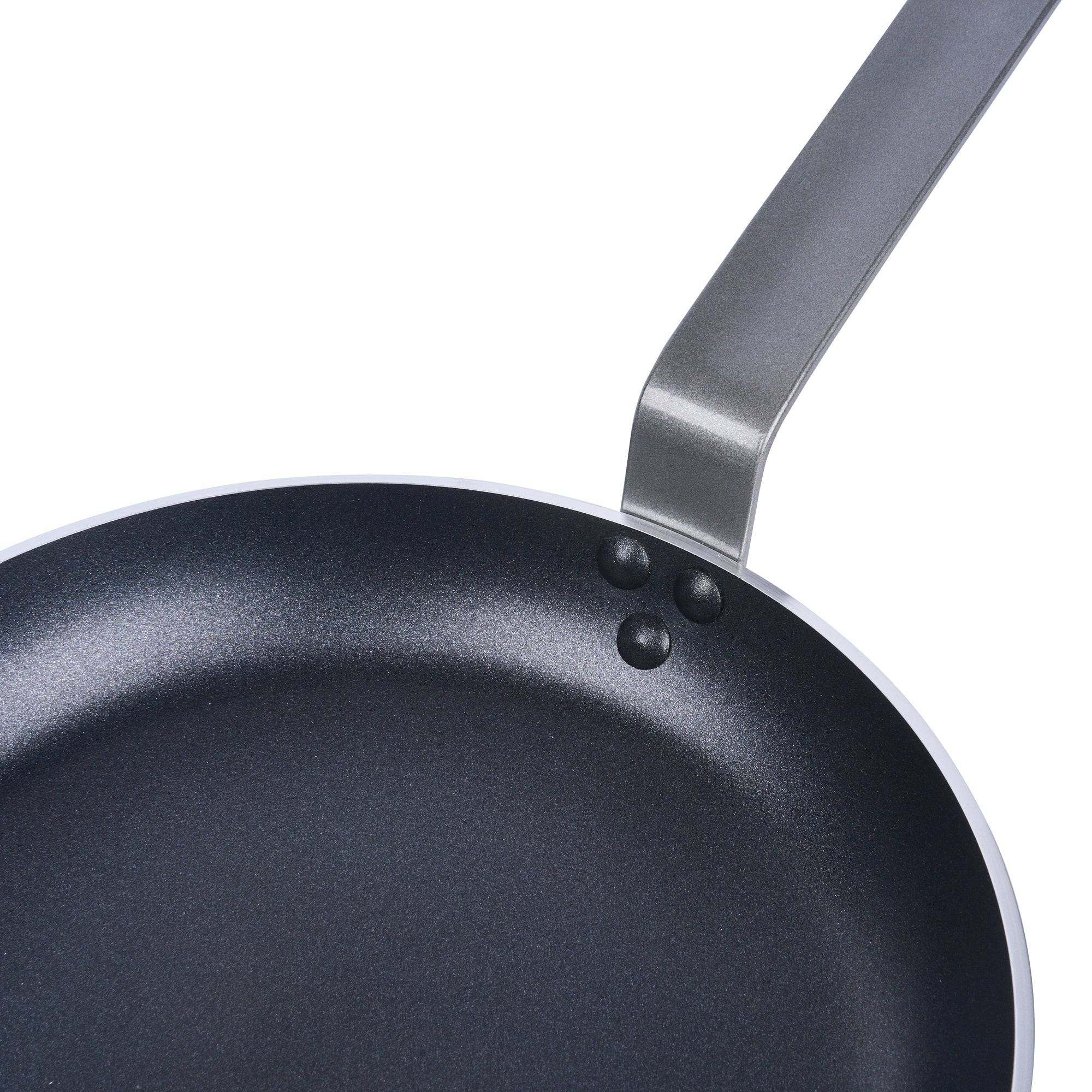 Restaurantware-Met Lux 10 Inch Frying Pan, 1 Induction-Ready Cooking Pan - No-Stick, Compatible With All Cooktops, Aluminum Skillet, Oven-Ready, Ergonomic Handle