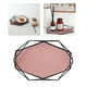 thumbnail image 4 of Bandeja hexagonal para servir y organizador de cosméticos, platos para la cena y café. Rosado, 4 of 7
