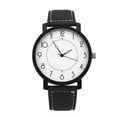 thumbnail image 1 of Pu Strap Watch Female Male Quartz Wrist Watch Round PU Strap Big Dial Wristwatch Simple Dial, 1 of 8