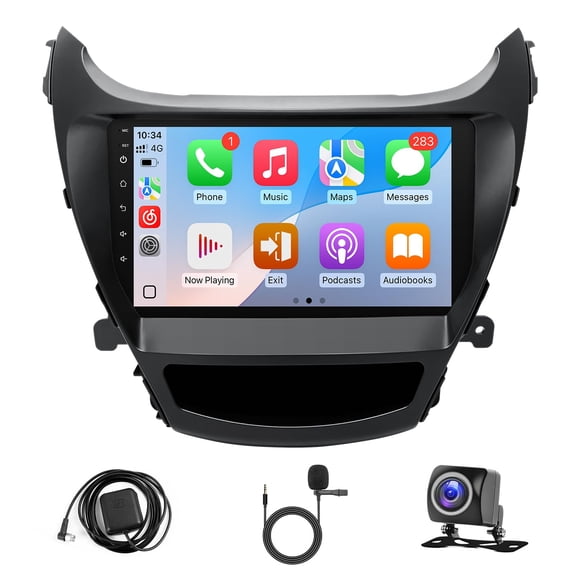 Pantalla táctil estéreo Leadfan de 9 pulgadas con Carplay Hyundai Elantra 2014-2016