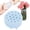 Blue, variant on Reusable Stretch Silicone Flower Grid for Flowers, 80 x 80 x 40 mm Flexible Vase Stem Holder, Fits Round and Square Openings for Home Decor