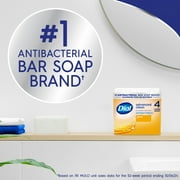 Dial Gold Antibacterial Deodorant Bar Soap, Advanced Clean Deep Cleanse Bar, 4 oz, 4 Bars