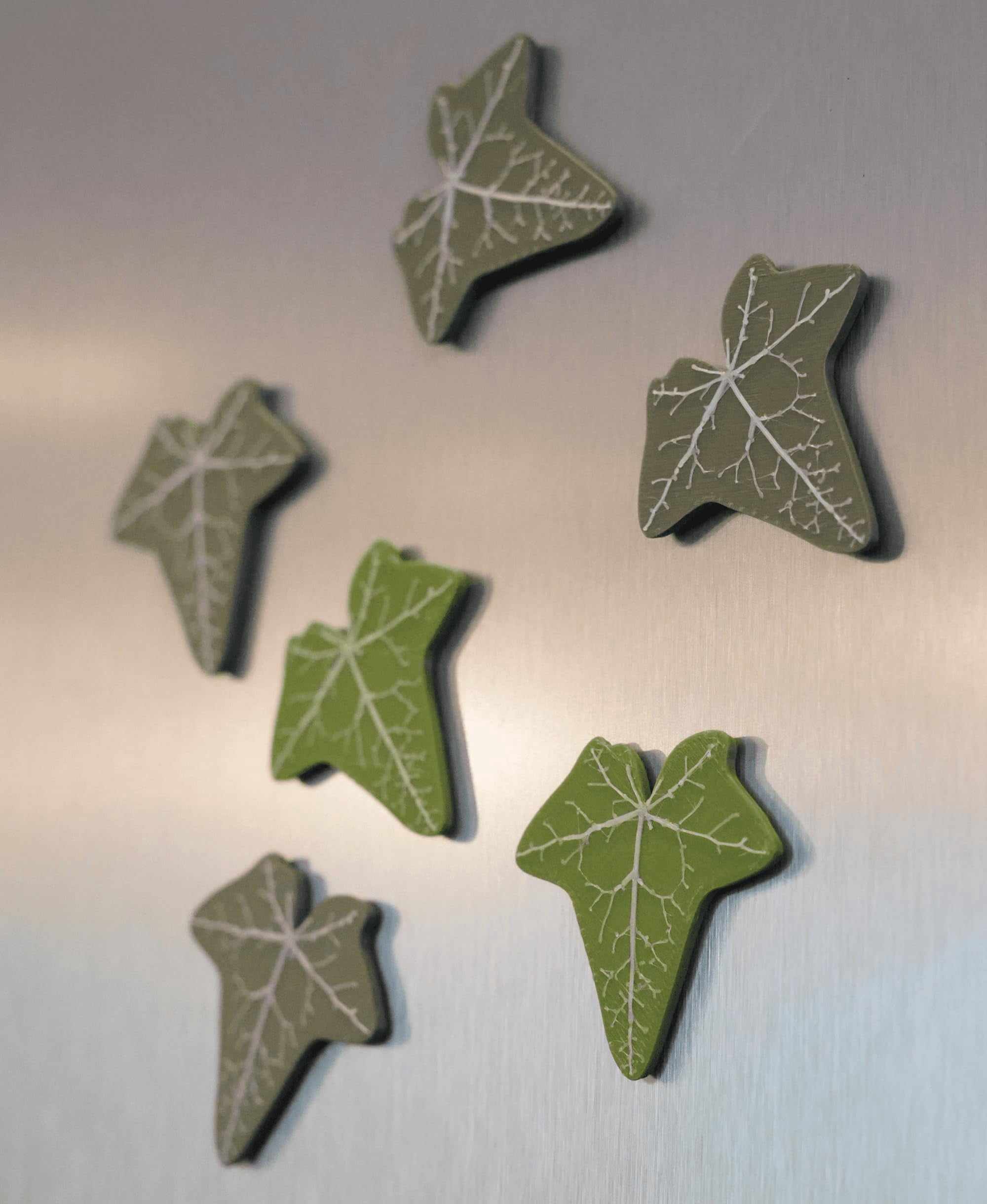 Ivy Fridge Magnet with Articulating Stems, Artificial Ivy Vines 3D Print Refrigerator Magnets