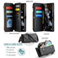 thumbnail image 3 of Crossbody for Samsung Galaxy A16 Case Wallet【RFID Blocking】with 10-Card Holder Zipper Bills Slot, Soft PU Leather Magnetic Shoulder Wrist Strap for Samsung Galaxy A16 Wallet Case Women, 3 of 14