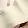 thumbnail image 6 of Gymayou Women Strapless Invisible Push Up Bra No Slip Clear Backless Padded Adjustment Bra Front Back Hook Closure Full Cup Smooth Seamless Lingeries Beige L, 6 of 8
