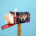thumbnail image 6 of Easygdp Colorful Wolf Head A Mailbox Covers Garden Outdoor Yard Outside Farmhouse Home Decor 21x18 in& 25.5x21 in-21x18 in, 6 of 8