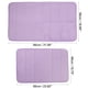 thumbnail image 4 of Alfombrilla de baño de espuma viscoelástica antideslizante Unique Bargains 2 uds Púrpura 40x60cm 50x80cm, 4 of 7