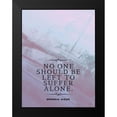 thumbnail image 2 of ArtsyQuotes 19x24 Black Modern Framed Museum Art Print Titled - Daisaku Ikeda Quote: Suffer Alone, 2 of 5