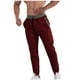 thumbnail image 4 of Pantalones largos de moda para hombre, casuales, de color sólido, con bolsillos y cintura elástica, pantalones cargo casuales para hombre., 4 of 4
