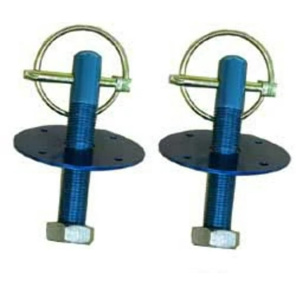 Blue Hood Pins (Pair) Bryke Racing