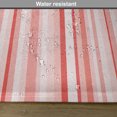 thumbnail image 6 of Ambesonne Coral Place Mats Set of 4, Vertically Striped Retro, Standard Size, Coral Pale Pink White, 6 of 6