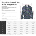 thumbnail image 6 of Goofa Magic Toads in Hats Printed Women's UPF 50+ Sun Protection Hoodie Jacket Lightweight Long Sleeve Sun Shirt for Women with Pocket Hiking Outdoor-XX-Large, 6 of 9