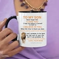 thumbnail image 4 of MissDaisy-Gift To My Son Mug - Lion Mug To My Son From Dad/Mom, Never Forget That I Love You Mug, Birthday, Christmas, Xmas, Birthday, Father's Day Coffee Tea Cup 11oz, 4 of 8
