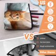 thumbnail image 3 of Makeup Bag Small Toilet Cosmetic Bags Travel Makeup Case Waterproof for Women Girls 6.7X9.45inches - Cute Kitten on A Soft, Fluffy Surface, 3 of 7