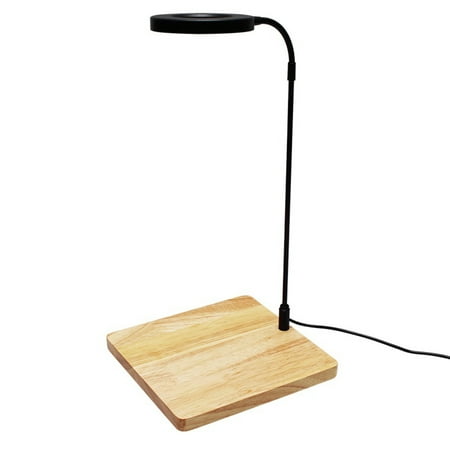 

Kotyreds Miniature Landscape Plant Fill Lighting Waterproof Aquarium Light USB Wooden Base Aquatic Plants Grow Lighting Lamp for Fish Tank