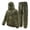 Army Green, variant on Mosquito Suit for Men Women Fishing Hiking Camo Mesh Suit with Hood Outdoor Bug Protection 2 Piece Set Full Body Breathable Bug Net Clothing Khaki L