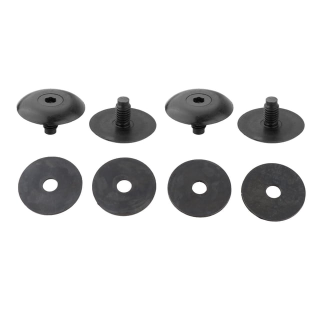 Trou de Toit Vis/ Pièces de Véhicule/ Fer/accessoires Noirs 4 Pièces