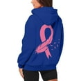 thumbnail image 5 of ZSQDM Women's Hoodies Sweatshirts Womens Oversized Turtleneck Sweater Cable Knit Sweater Tops Breast Cancer Awareness Hoodies for Women Graphic Full Zip Up Sweatshirt Oversized Jackets Clothes (Xl), 5 of 7