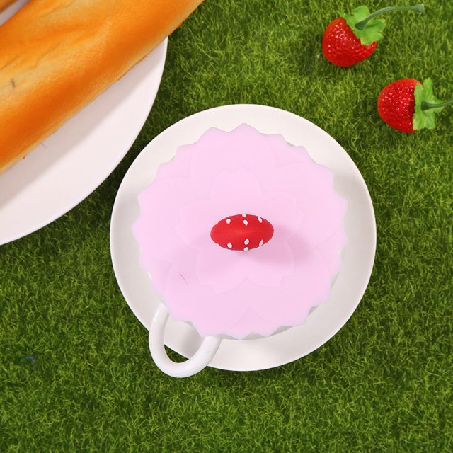 Tmvgtek Cubierta De Silicona Resistente Al Calor, A Prueba De Polvo, Tapa Sellada Para Taza (Fresa) Tmvgtek Para estrenar