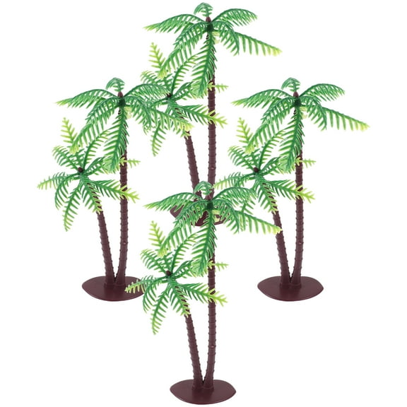FRCOLOR FRCOLOR 4Pcs Mini Garden Tree Figurine Miniature Plant Adornment Micro Landscape Decor