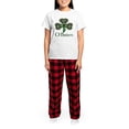 thumbnail image 4 of CafePress - O'brien Shamrock Women's Light Pajamas - Women's Short Sleeve Print T-Shirt and Pants Light Cotton Pajama Set, 4 of 7