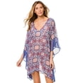 thumbnail image 2 of Michael Kors SEA CORAL Printed Dress Swim Cover-up, US X-Small/Small, 2 of 8