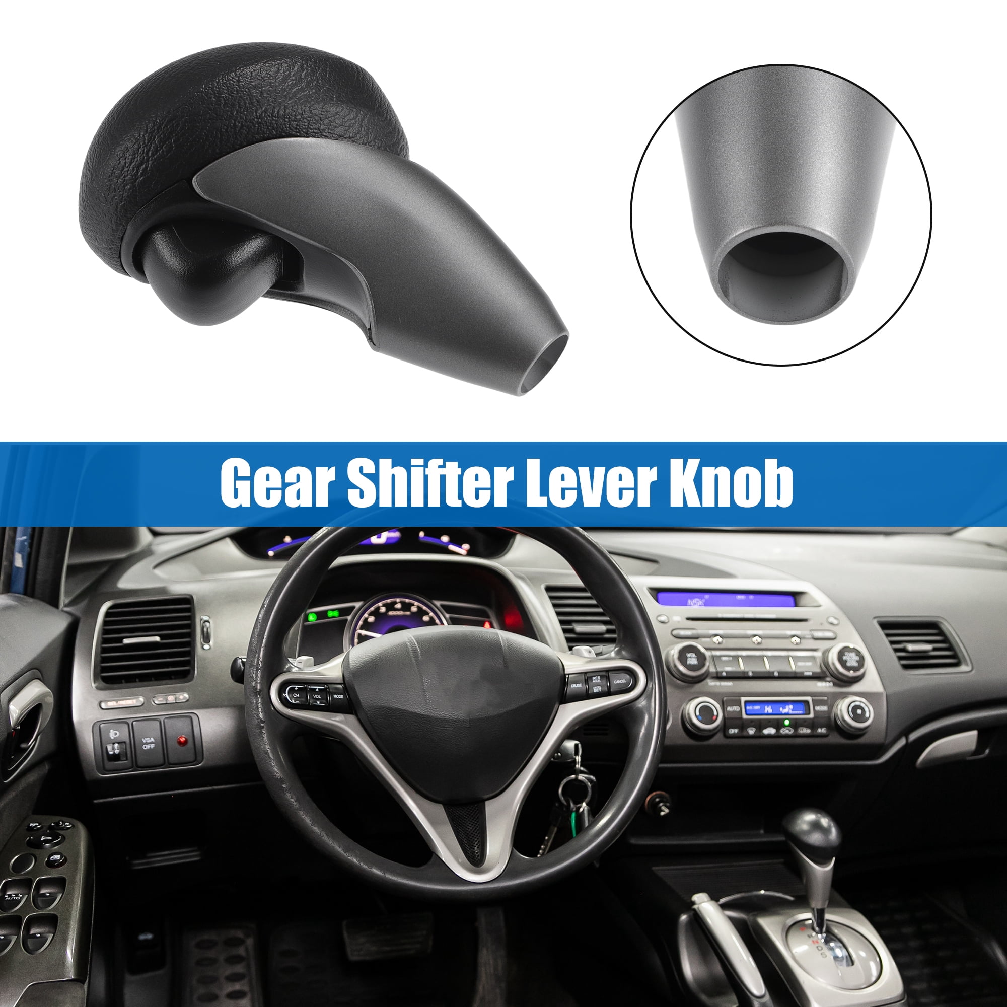 Unique Bargains Automatic Gear Shift Knob Handle Fit for Honda Civic 2006-2011