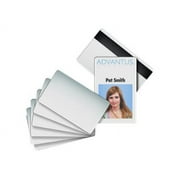 Advantus - Polyvinyl chloride (PVC) - white - 2.1 in x 3.4 in 100 card(s) card with magnetic stripe