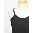thumbnail image 6 of vastwit Kids Girls Sleeveless Camisole Leotard Underwear Ballet Gymnastics Bodysuit with Adjustable Straps Black 7-8, 6 of 7