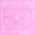 thumbnail image 1 of Ahgly Company Indoor Square Abstract Pink Modern Area Rugs, 8' Square, 1 of 4