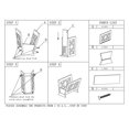 thumbnail image 4 of Frenchi Home Furnishing Contemporary Magazine Rack, White, 4 of 5