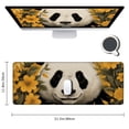 thumbnail image 2 of Heduofu Panda Sunflower Mouse Pad, Smooth Mouse Mat, Computer Mouse-pad for Wireless Mouse 31.5x11.8 in, 2 of 6