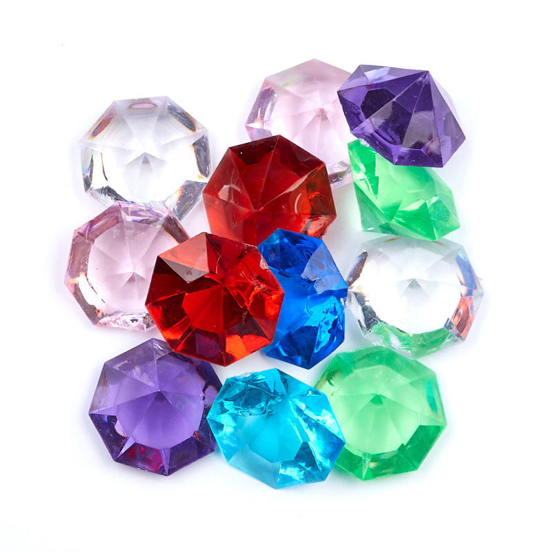 20x Lego Transparent Red Diamond Gems Jewels rock treasure NEW 