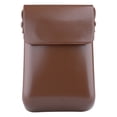 thumbnail image 1 of PU Mobile Phone Bag Exquisite Retro Strong Magnetic Buckle PU Mobile Phone Bag Messenger Coin Key PouchCoffee, 1 of 1