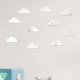 thumbnail image 2 of Billuyoard 60 piezas espejo decoración de pared interesante nube espejos decoraciones escena adorno Decoración del hogar Billuyoard HA012108-00, 2 of 6