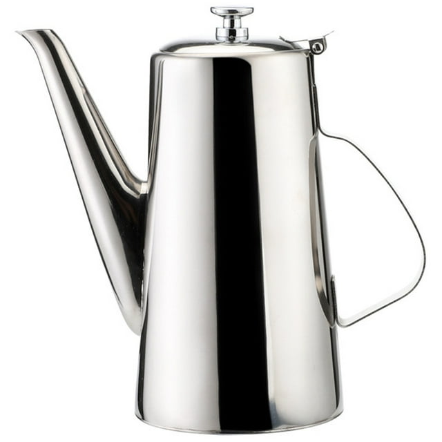 Shisuyan Metal Water Pitcher Stainless Steel Silver 1Set 8.3X4.5X4.5in