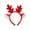 Red, variant on Wovilon Hair Bands Christmas Antlers Red Hair Bands Headbands Wash Face Out Female Hair Bands Hair Cards