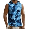 thumbnail image 5 of Gamivast Mens Sun Hoodie Zip up Regular Fit Sleeveless Cooling Hoodie Lightweight Soft Fabric Sun Protection Hoodie for Gym Workout And Athletic Outfits, 5 of 8