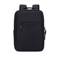 thumbnail image 1 of Mochilas de la computadora portátil Mochila de manga de gran capacidad Mochila con escuelas de cargada Escuela acolchada computadora bolsas de hombro negro 15.5 pulgadas Methold OD003532-02, 1 of 7