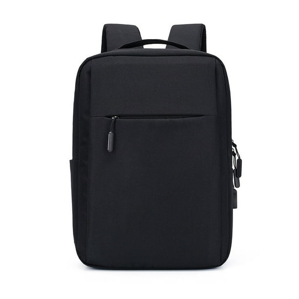 Mochilas de la computadora portátil Mochila de manga de gran capacidad Mochila con escuelas de cargada Escuela acolchada computadora bolsas de hombro negro 15.5 pulgadas seitruly OD003532-02
