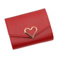 thumbnail image 2 of Monedero pequeño de 2 uds para mujer y niña, monedero pequeño de cuero para mujer, corta con corazón de amor, tarjetero, con bolsillo para rojo Baoblaze monedero mujer, 2 of 8