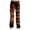 Black, variant on Spooky-Cute Halloween Lounge Pants for Women Soft Sleepwear Bottoms Festive Pumpkin and Ghost Graphic Print Casual Pajama Trousers