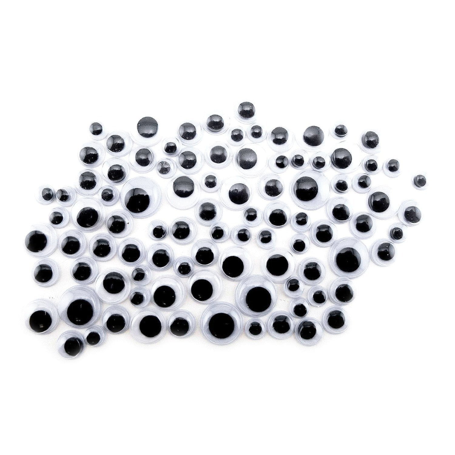 6mm googley googly wibbly wiggly wobbly craft eyes self adhesive 1000 pack 