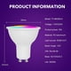 thumbnail image 3 of Cateissary Graffiti Wifi Smart Light Cup Spotlight Función de memoria Temporizador Configuración Control de grupo GU10 RGB CW Iluminación y accesorios Bluetooth GU10-110V, 3 of 6