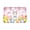 Color 1, variant on FJPT Non Slip Flannel Polyester Floor Mat Easter Eggs Flowers Design For Bathroom Kitchen Bedroom Decor 16x24 inch