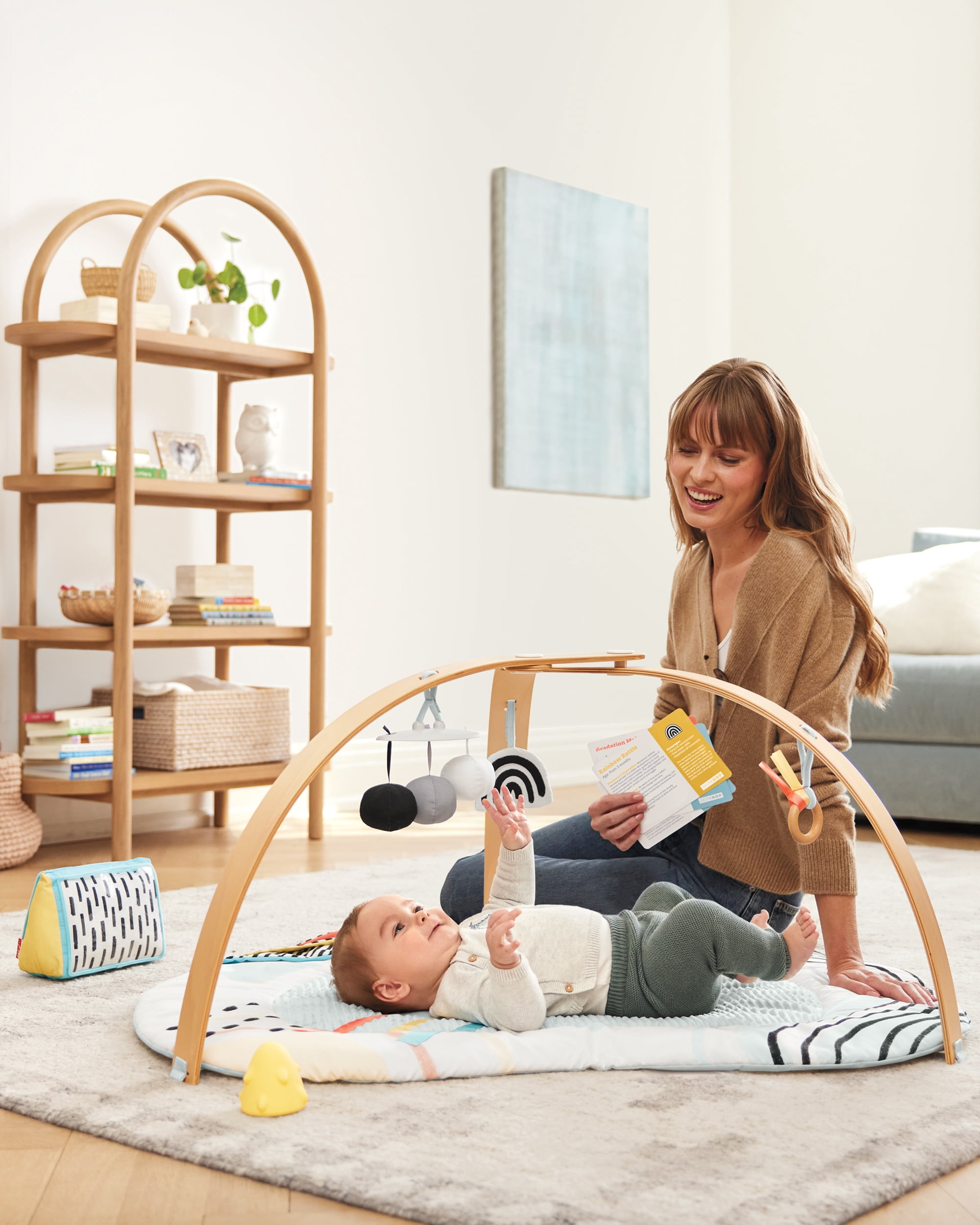 Skip Hop Discoverosity Montessori-Inspired Baby Play Gym for Ages 0-2 years