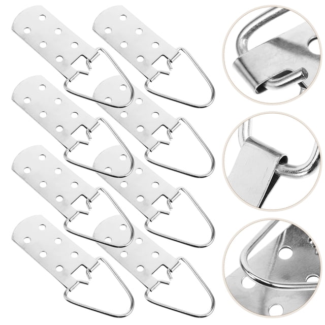 RUNROTOO 20Pcs Universal Frame Hanger With Metal For Wall Mounting