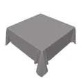 thumbnail image 6 of Tchckioa Solid Color Square Tablecloth,Waterproof Table Cloth for Kitchen,70x70 Inch,Gray, 6 of 6