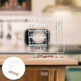 thumbnail image 4 of Desktop Jewelry Hanger Organizer Iron Art Jewelry Display Holder Earring Stand with Wooden Tray, 4 of 4